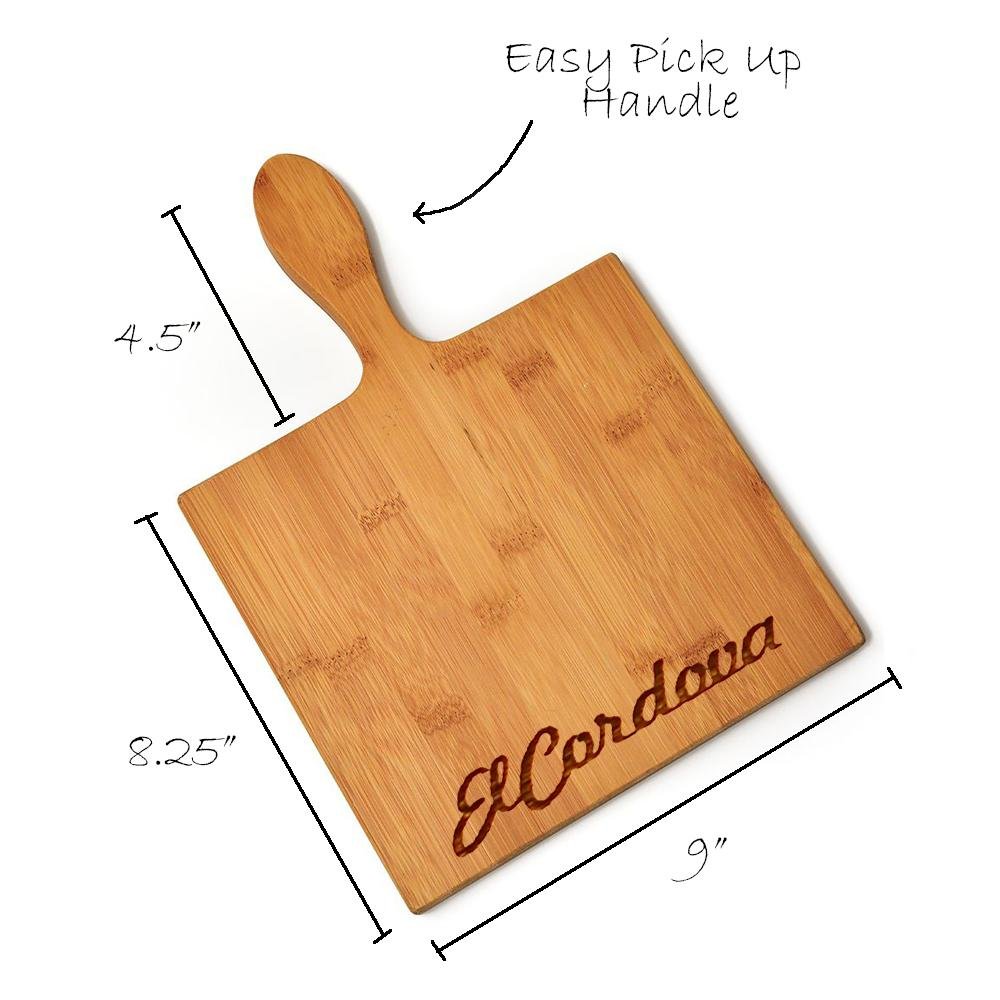 Custom Charcuterie Boards - 8.25" x9" - 4.5" Handle 4