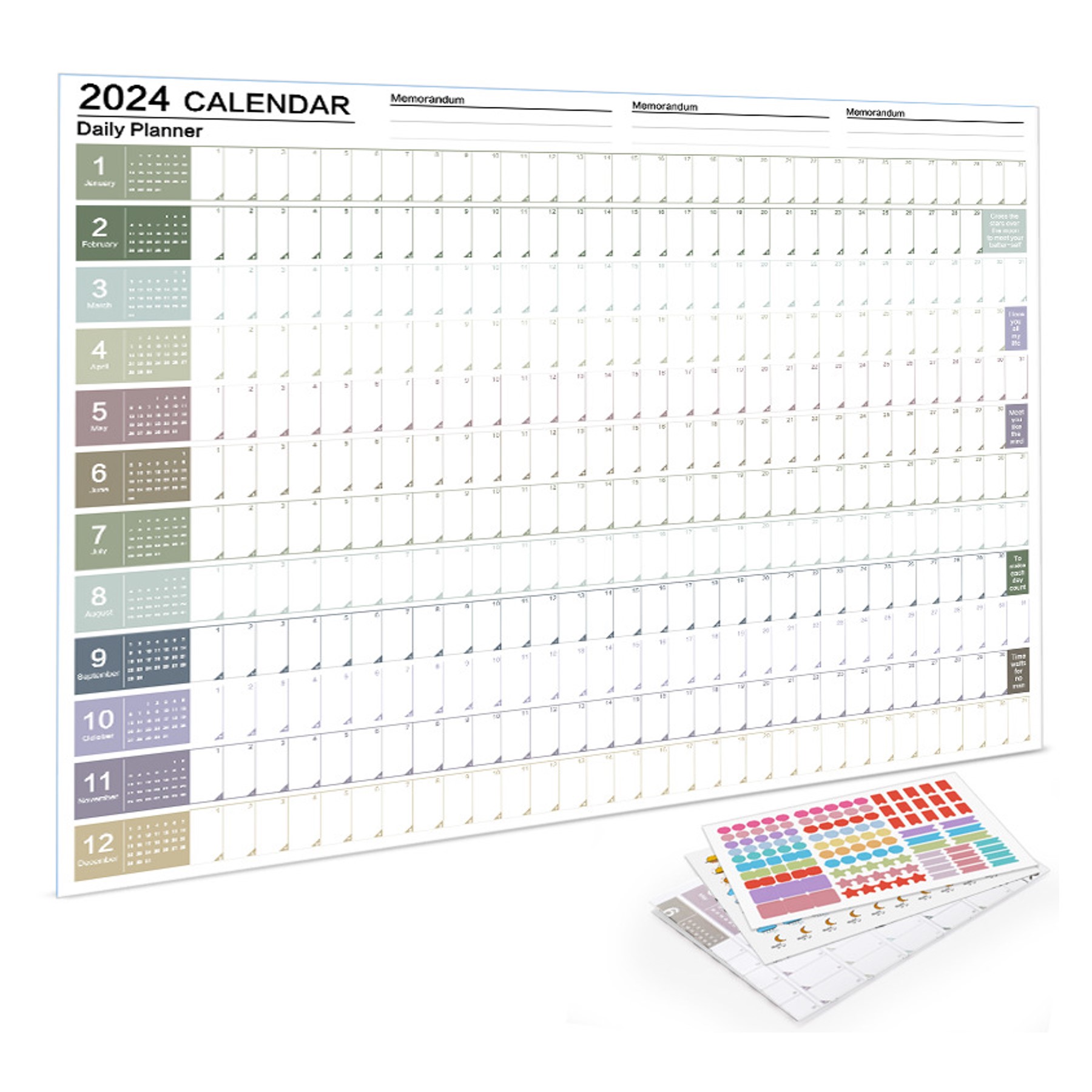 Annual Wall Calendar (direct import) 3