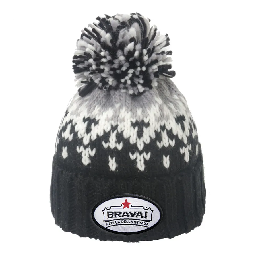 Charismatic Acrylic Beanies w/ Pom 17