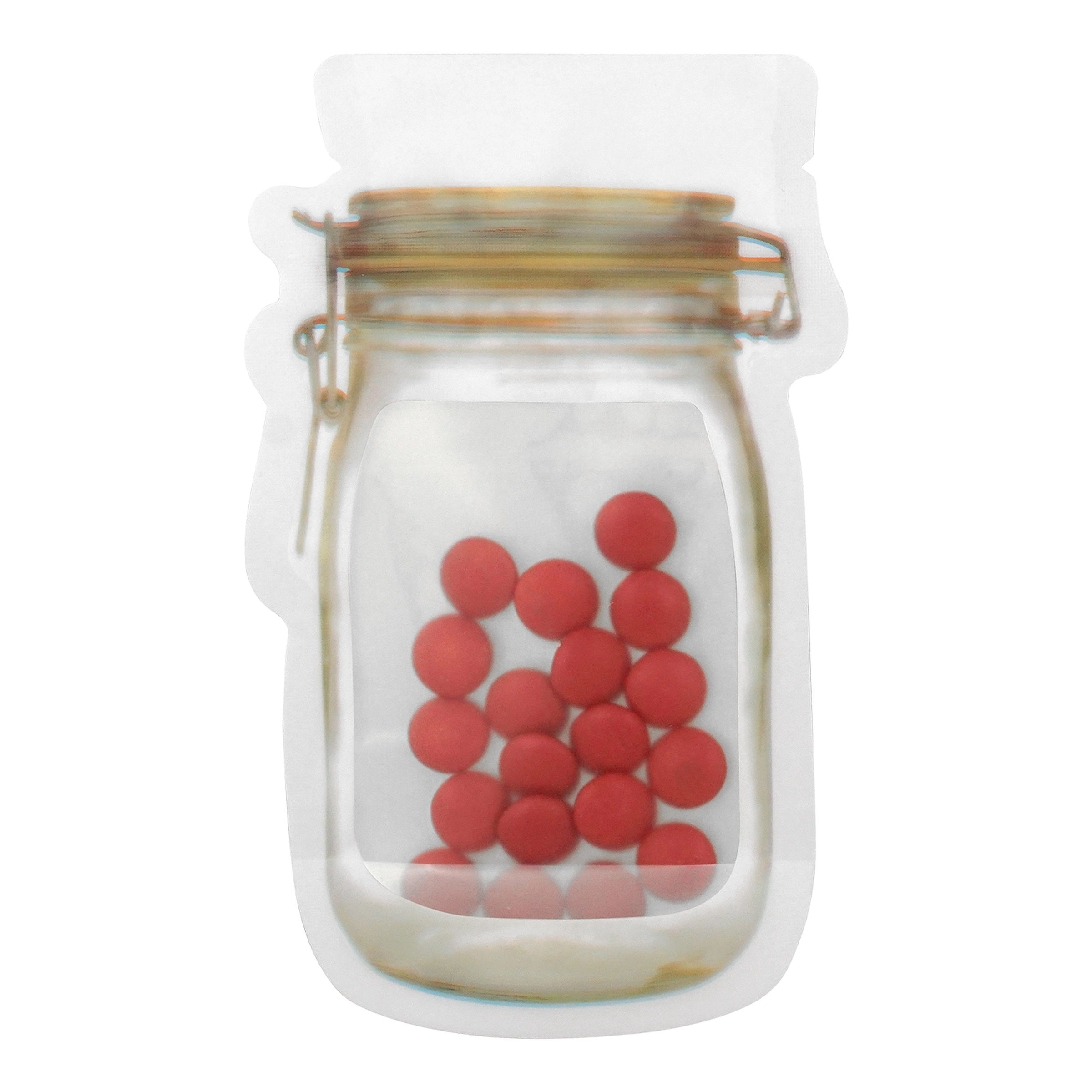 MASON JAR BAG OF PRINTED CANDY 13