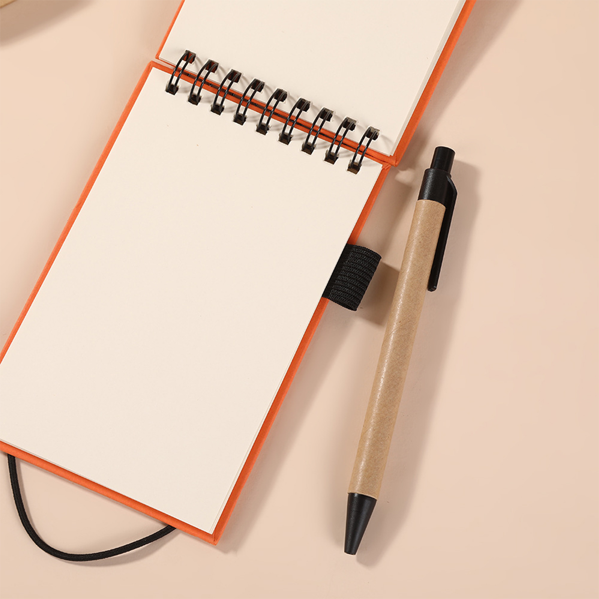 Solid Color Environmentally Friendly Note Pad With Pen 11