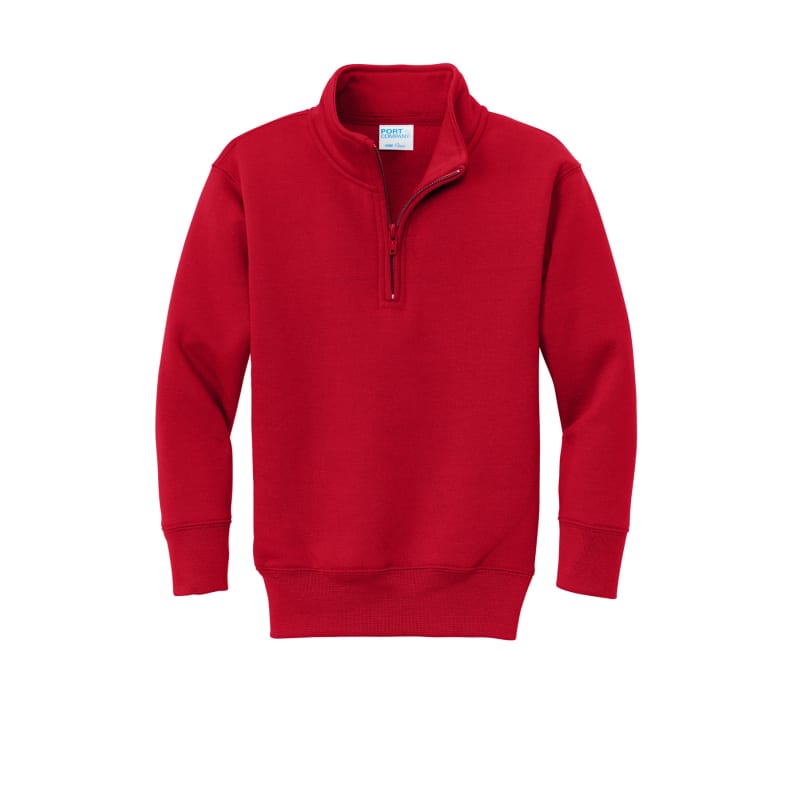 Port & Company Youth Core Fleece 1/4-Zip Pullover Sweatshirt 33