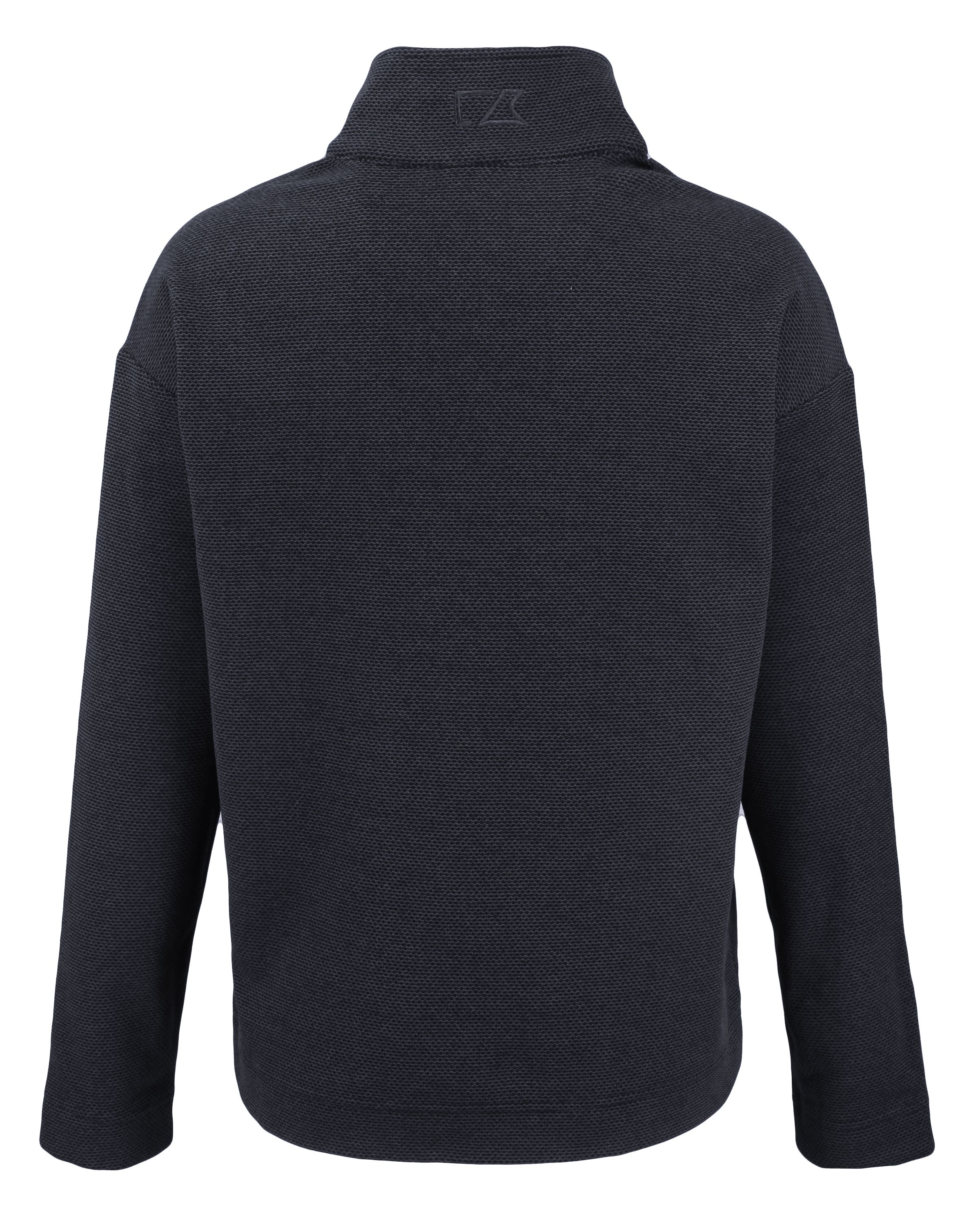 Hunts Point Eco Textured Fleece Recycled Womens Snap Pullover