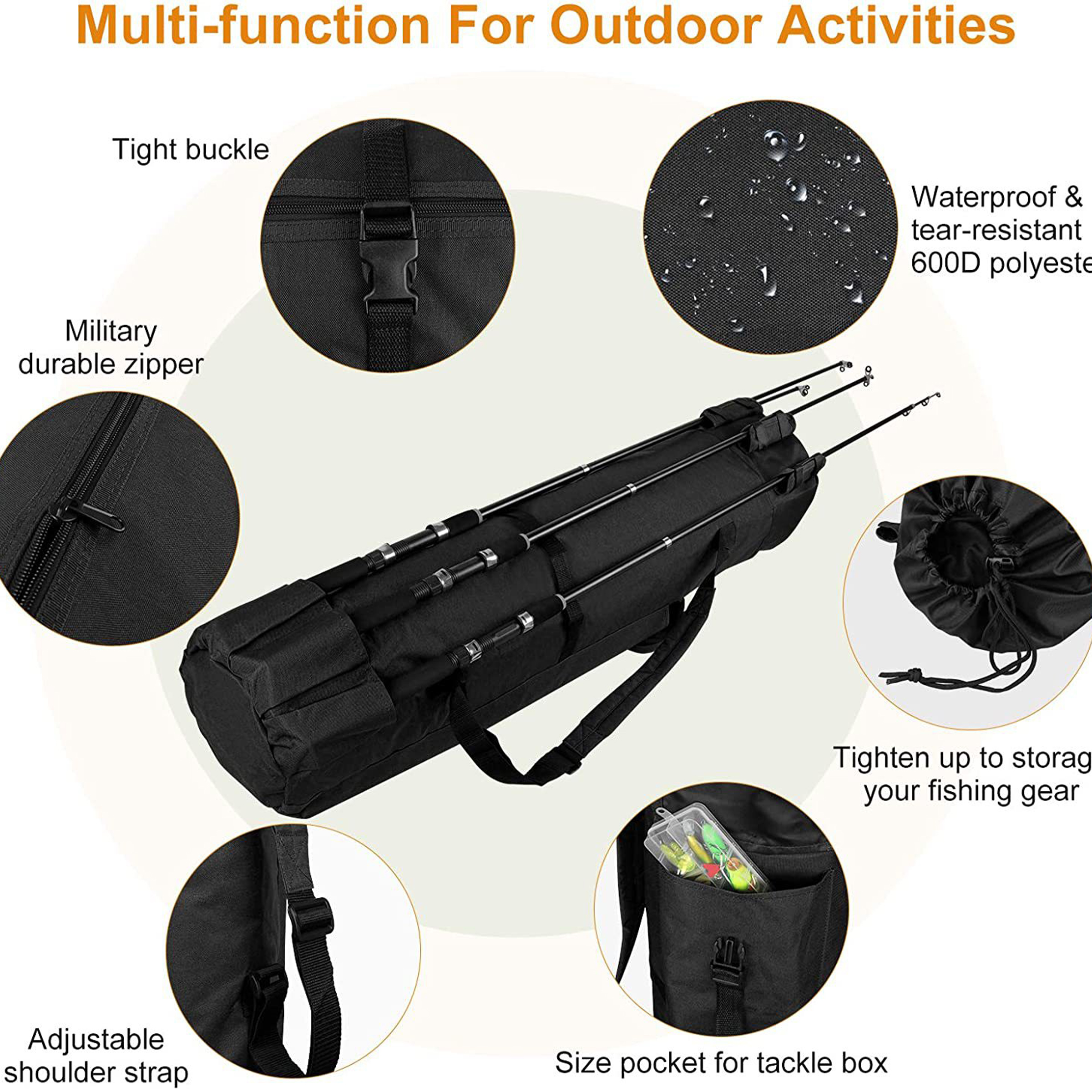 Oxford Large Capacity Multifunctional Fishing Bag 3