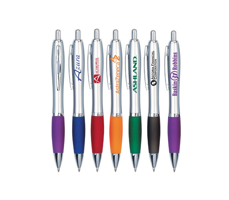 Plastic Ballpoint Pen with Grip 6