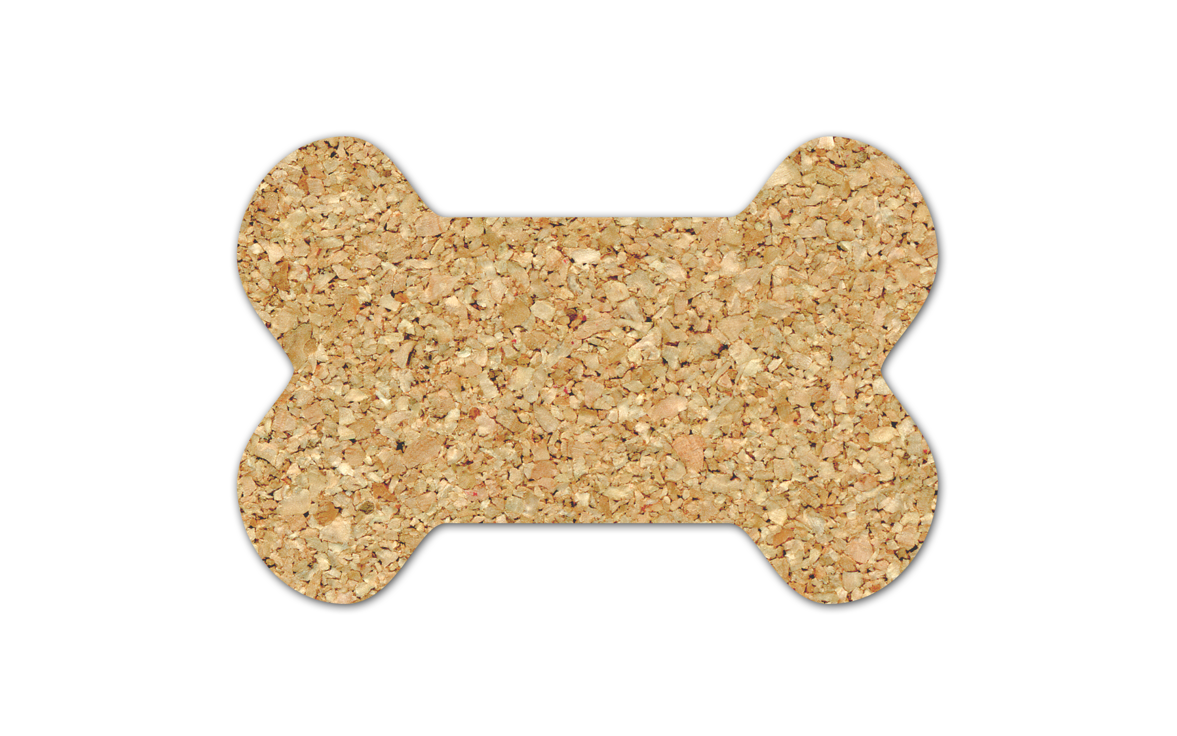 Dog Bone Cork Coaster 2
