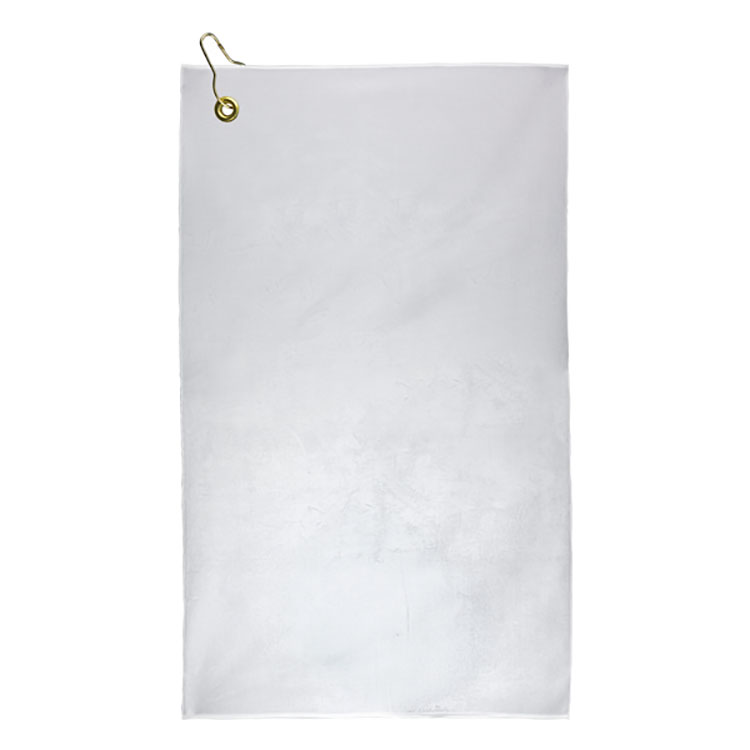 Subli-Plush Microfiber Velour Golf Towel 15 x 25 1