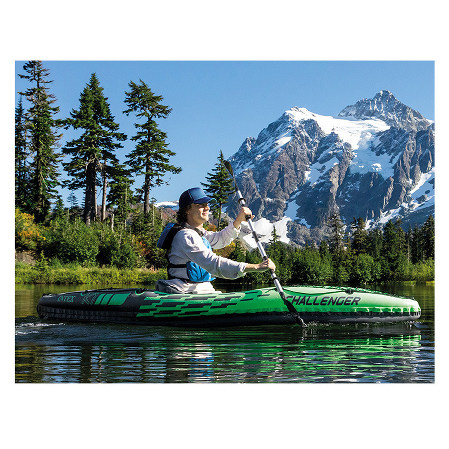 PVC Inflatable Kayak Paddle Hand Pump Set 5