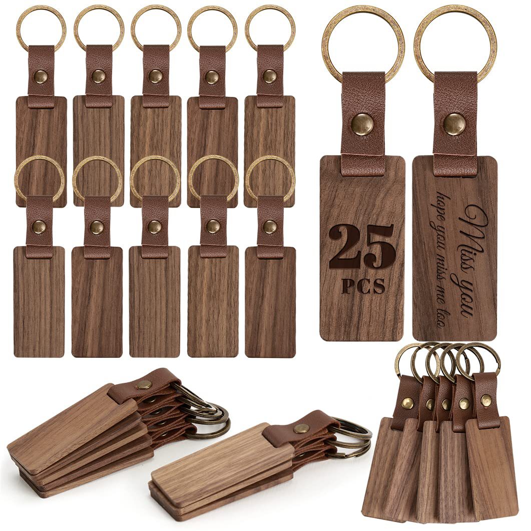 Custom Wood Keychain 3
