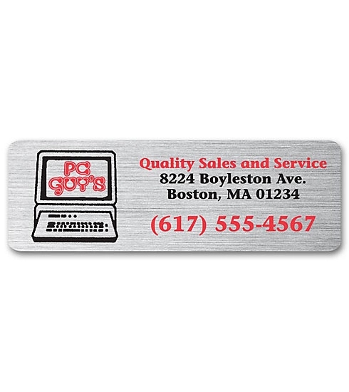 Labels - Weatherproof/Laminated, Rectangle 2