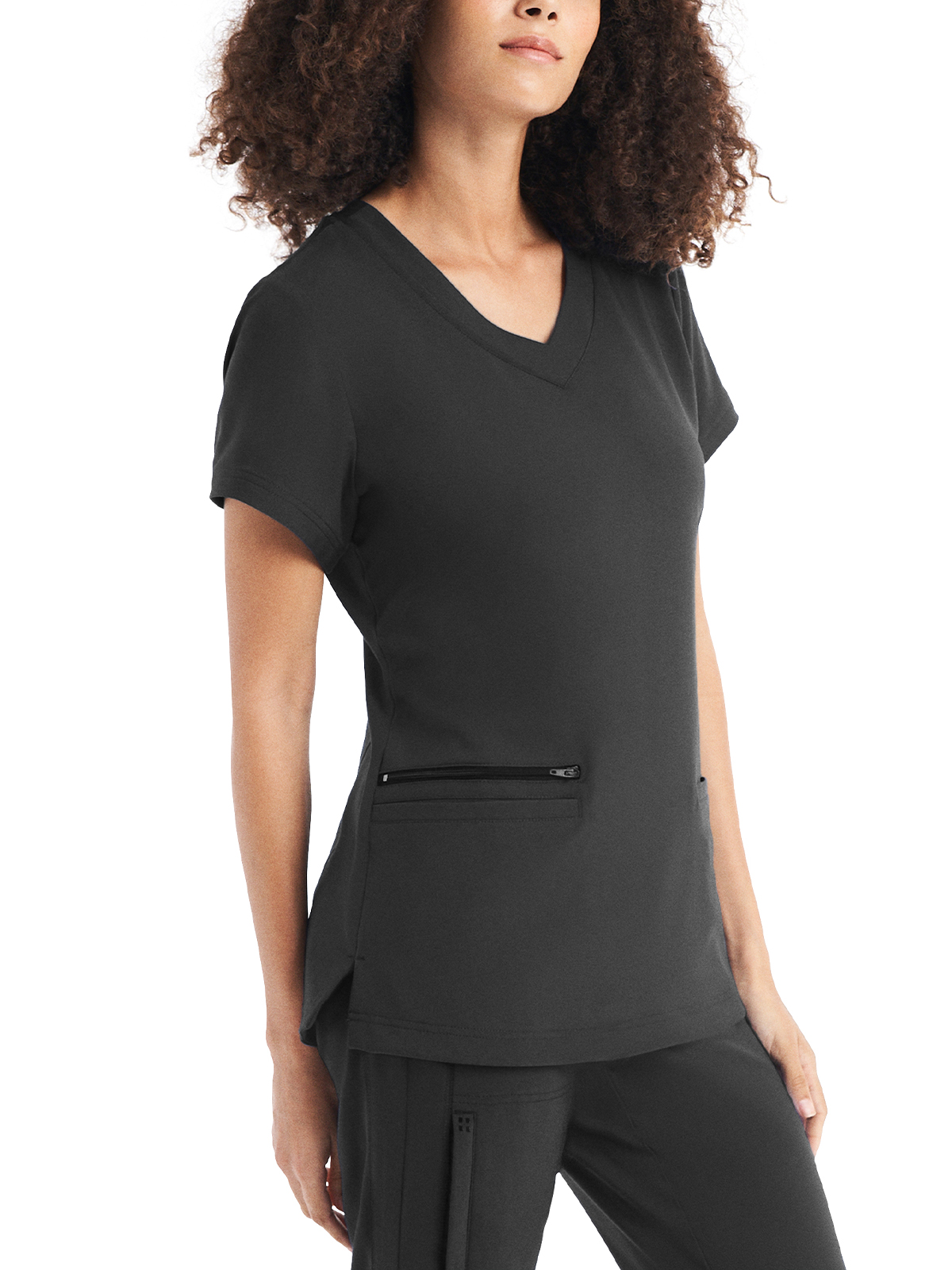 White Cross - CRFT - Women's Three-Pocket V-Neck Top 5