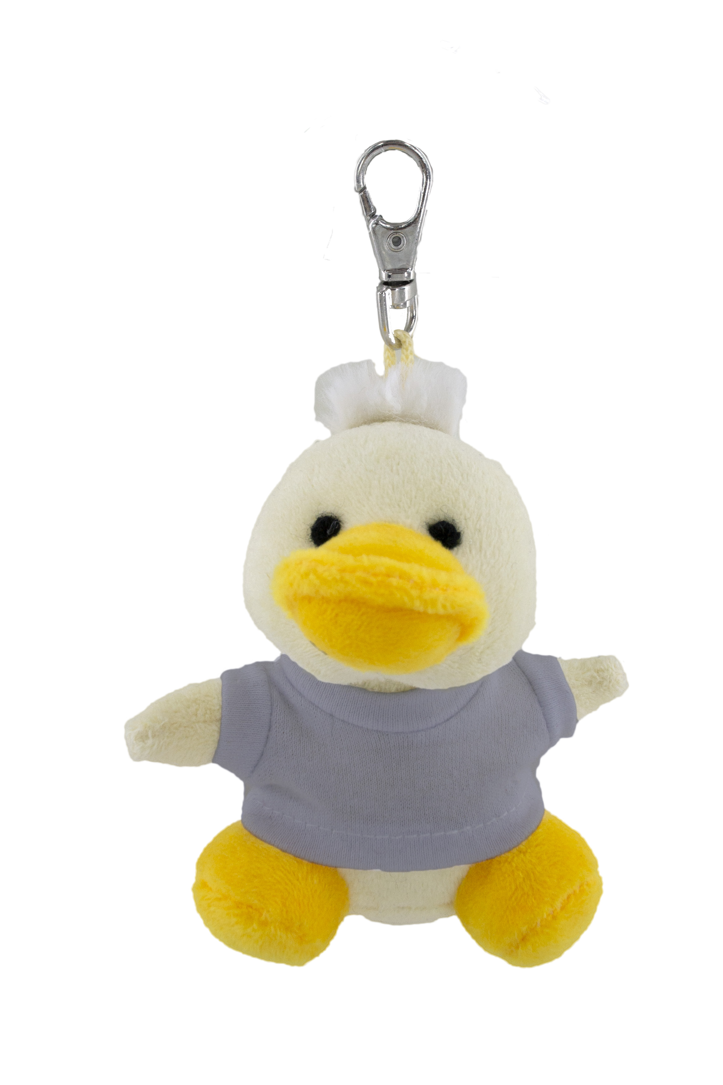 Soft Plush Duck Keychain With Tee 15