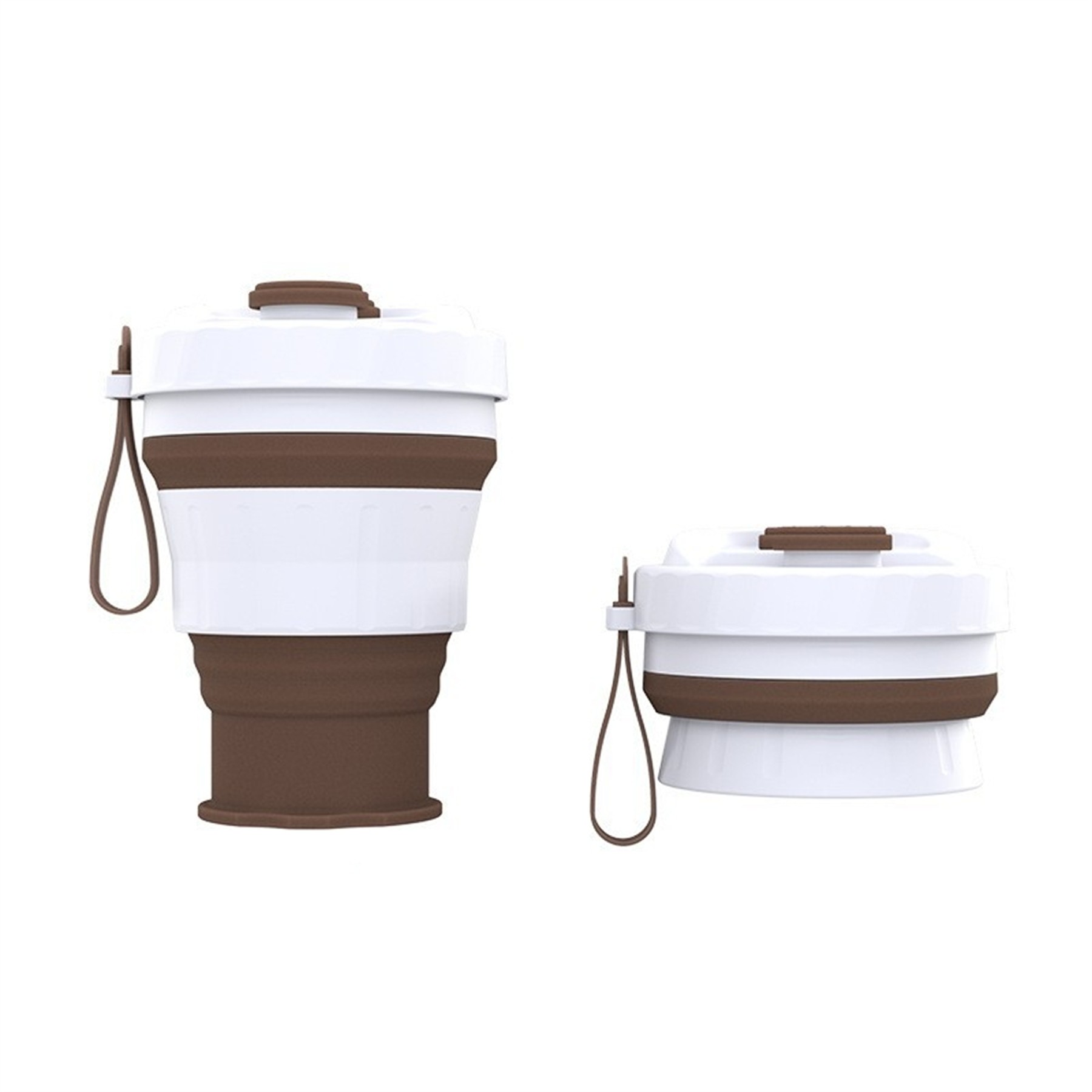 Collapsible Silicone Travel Coffee Cup 16Oz 4