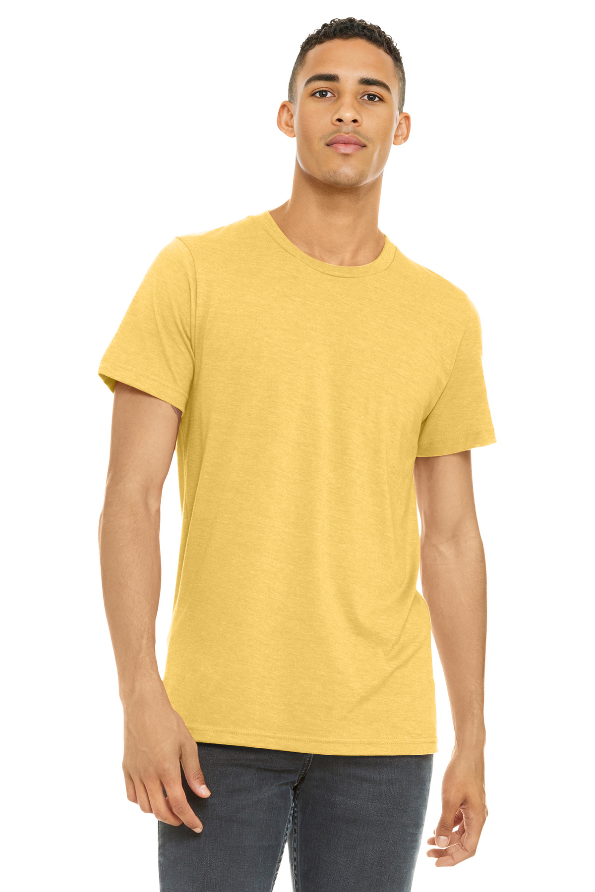 BELLA+CANVAS Unisex Heather CVC Short Sleeve Tee. BC3001CVC 611