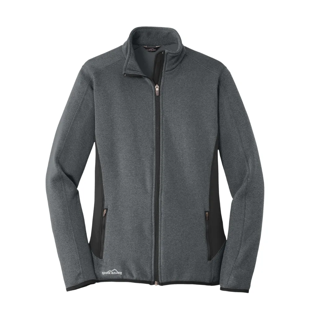 Eddie Bauer(R) Women's Full-Zip Heather Stretch Fleece Jacket 6