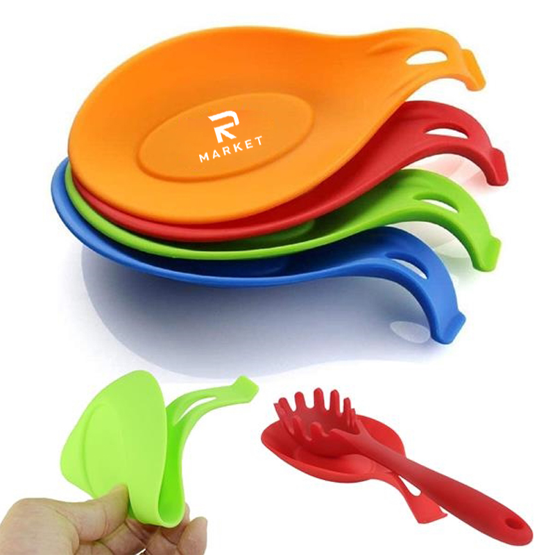 Shaped Silicone Kitchen Spoon Holder Made of food grade silicone 2
