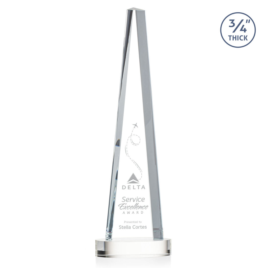 Majestic Tower Award on Alberton Base - Clear 9