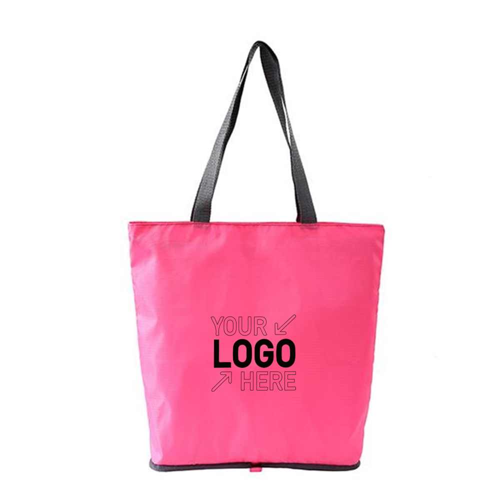 Folding shopping bag, custom tote bag with logo imprint 2