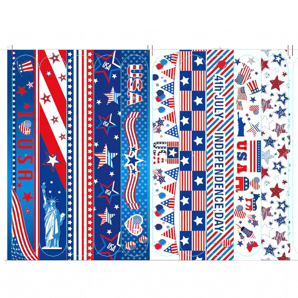 USA Independence Day Slap Bracelet 5