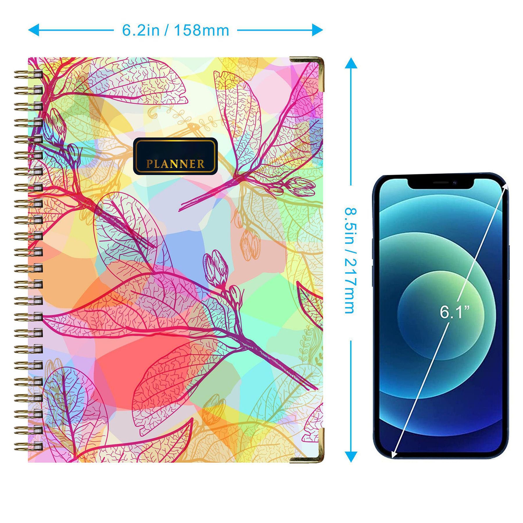 Twin-Wire Binding Weekly And Monthly Planner 13