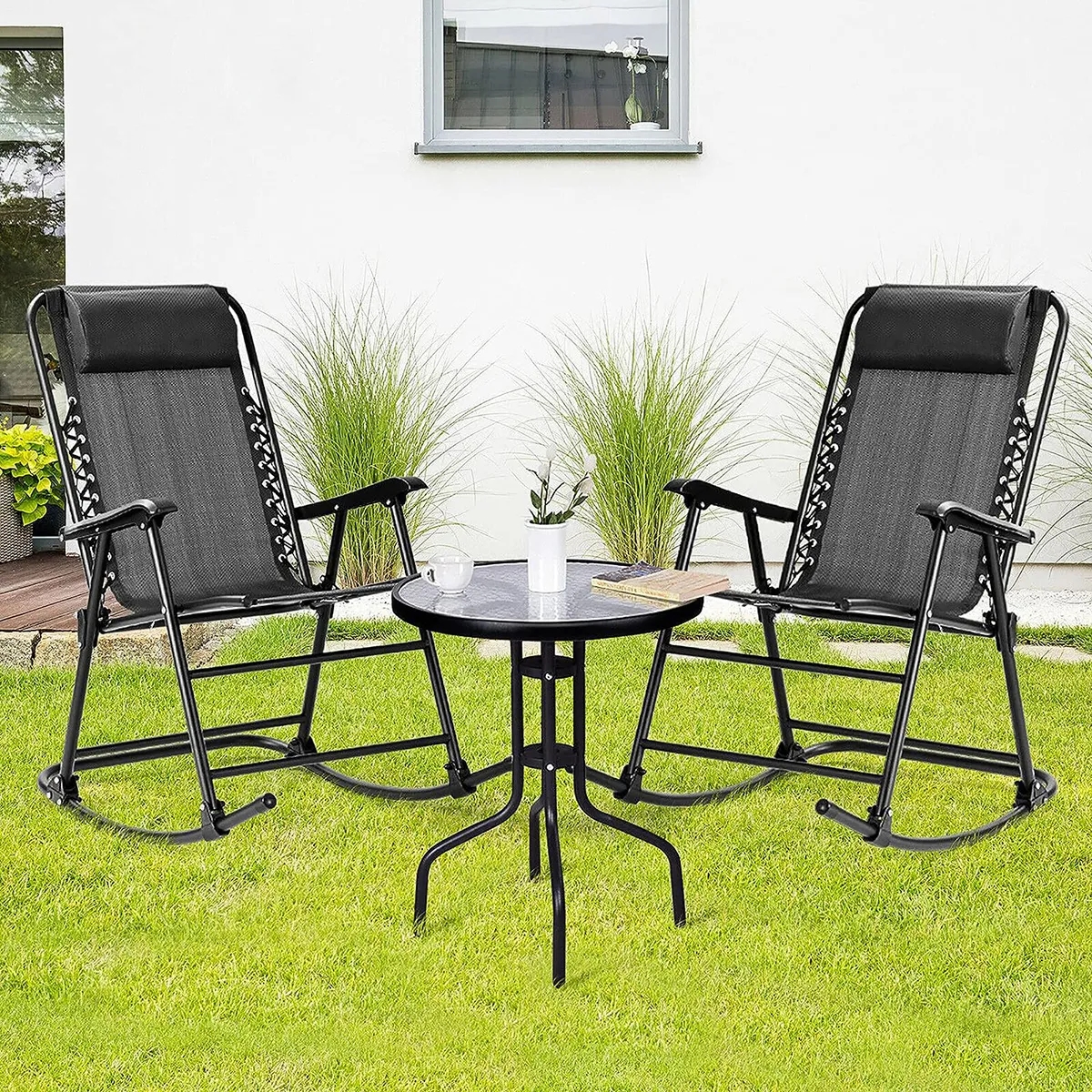 Foldable Zero Gravity Rocking Chair 4