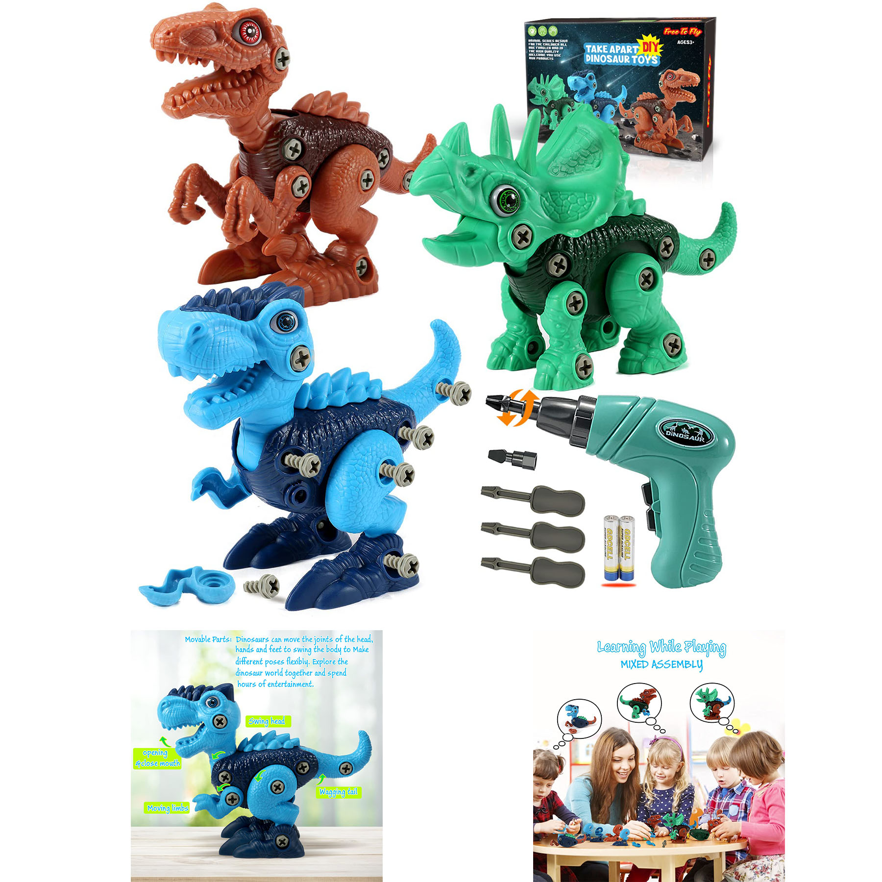 Kids Toys Stem Dinosaur Toy 2