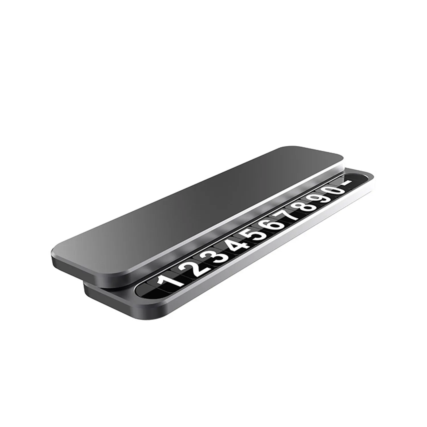 Metal Car Phone Number Plate 4