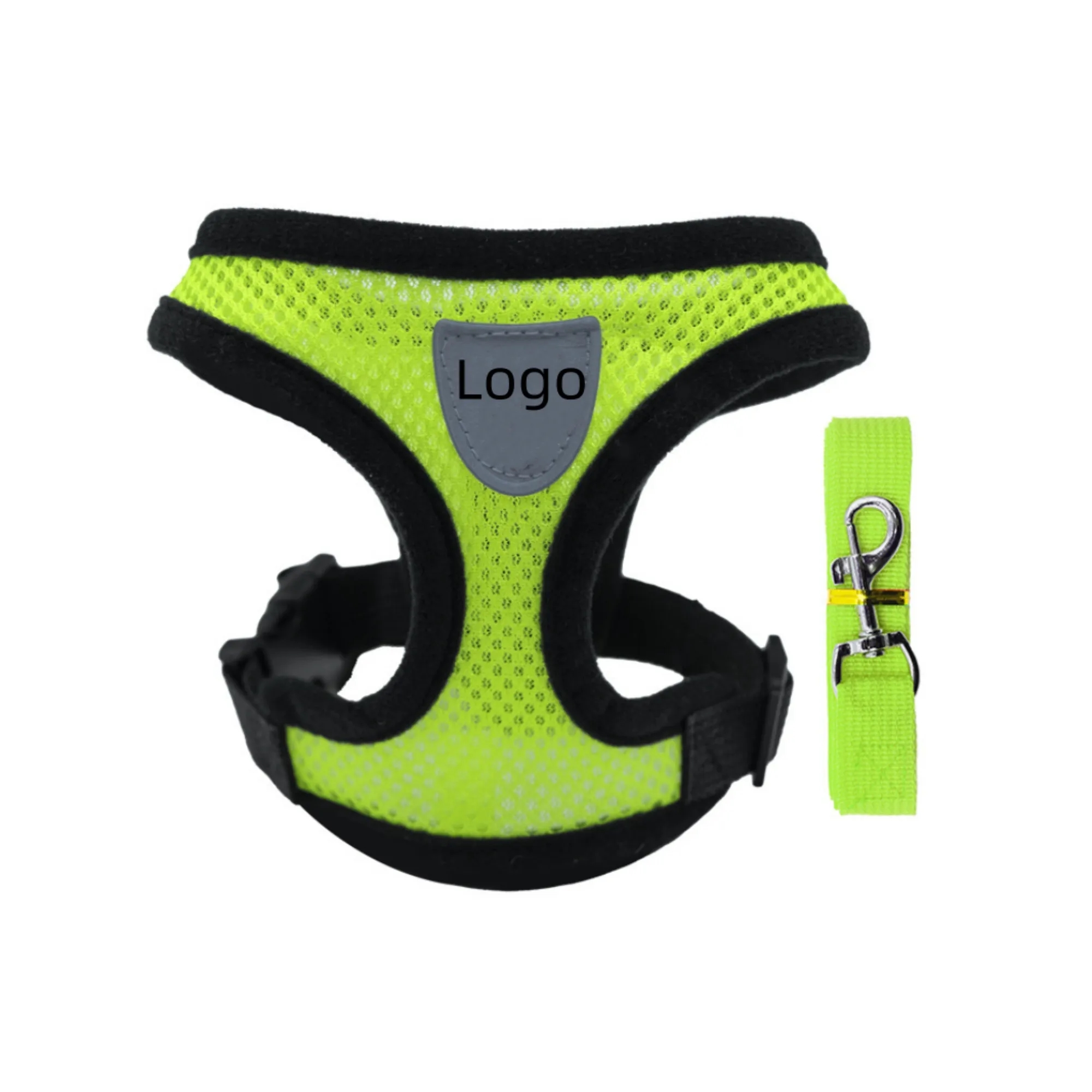 Breathable Mesh Pet Harness Set 5