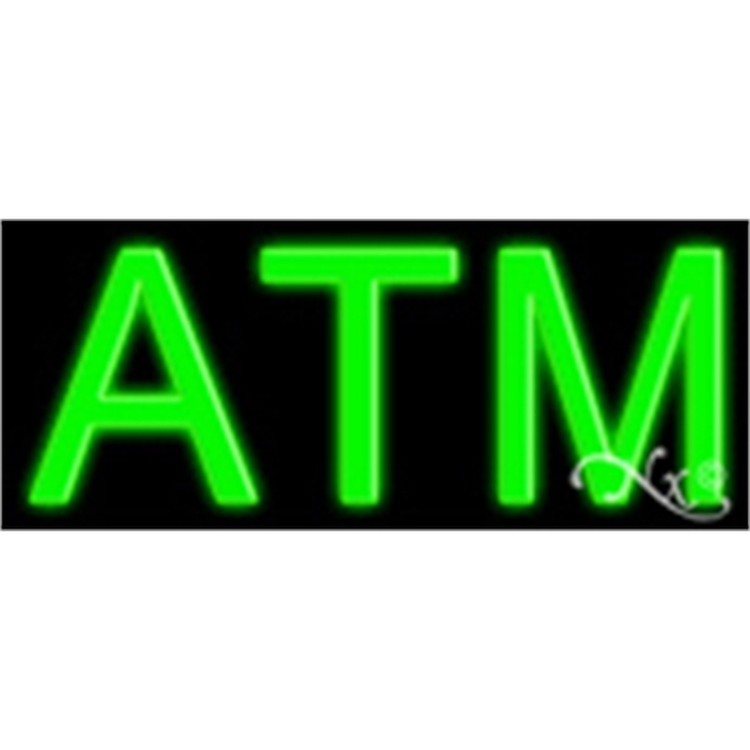 ATM Economic Neon Sign 2