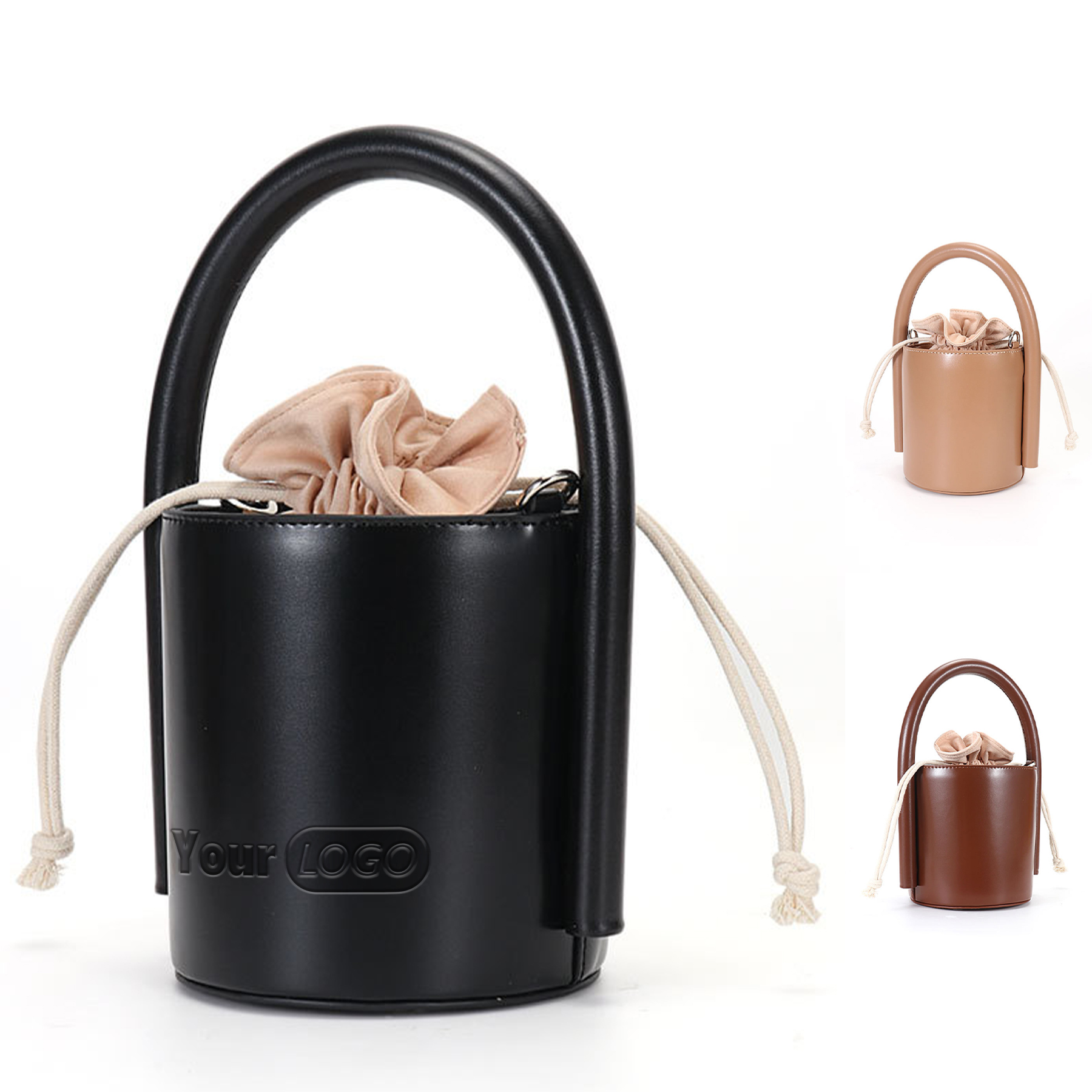 Genuine Leather Cylinder cross-body carry-on bag 6