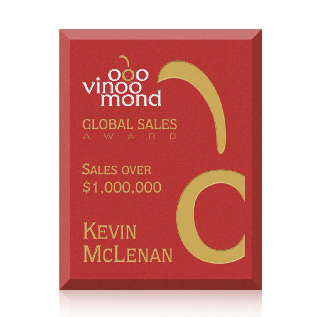 Rollinson Plaque - Red 4