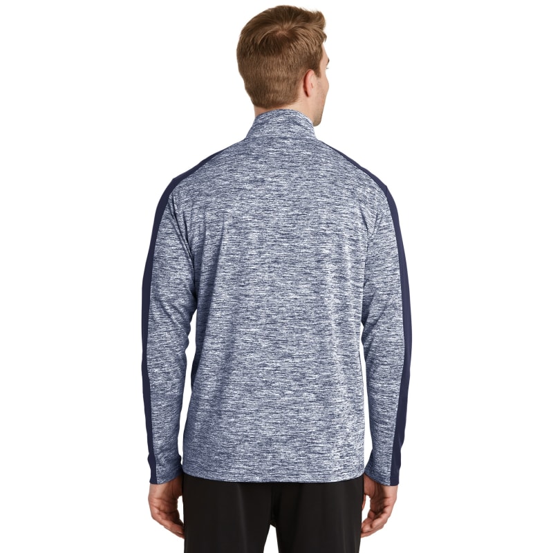 Sport-Tek PosiCharge Electric Heather Colorblock 1/4-Zip Pullover., custom hoodie or sweatshirt with logo imprint 17