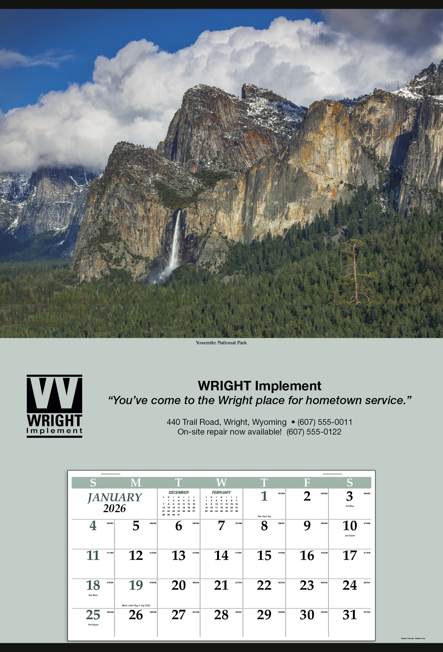 Triumph® Calendars Jumbo Hanger (12-Month) Calendar 16