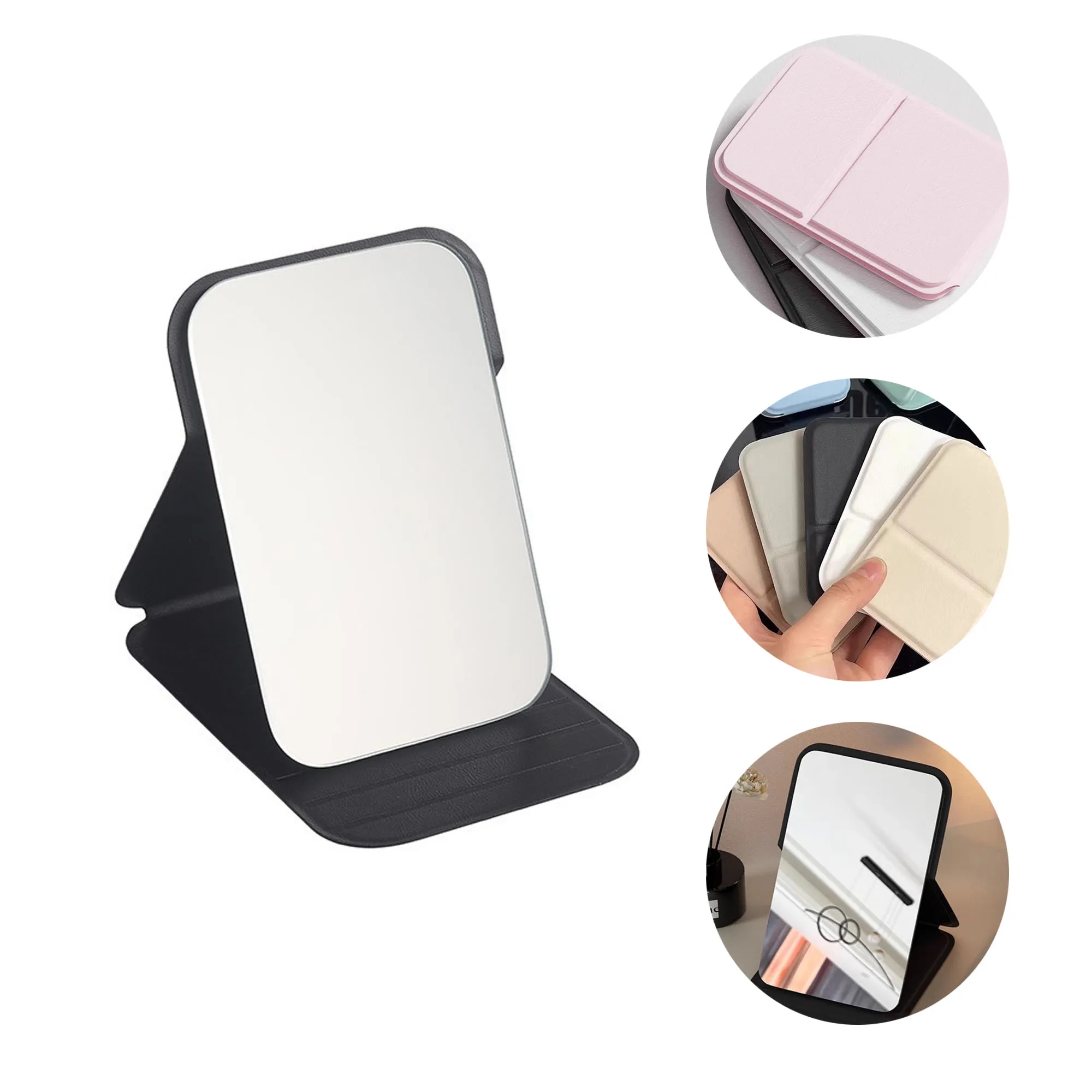 Portable Folding Mirror With Logo For Makeup