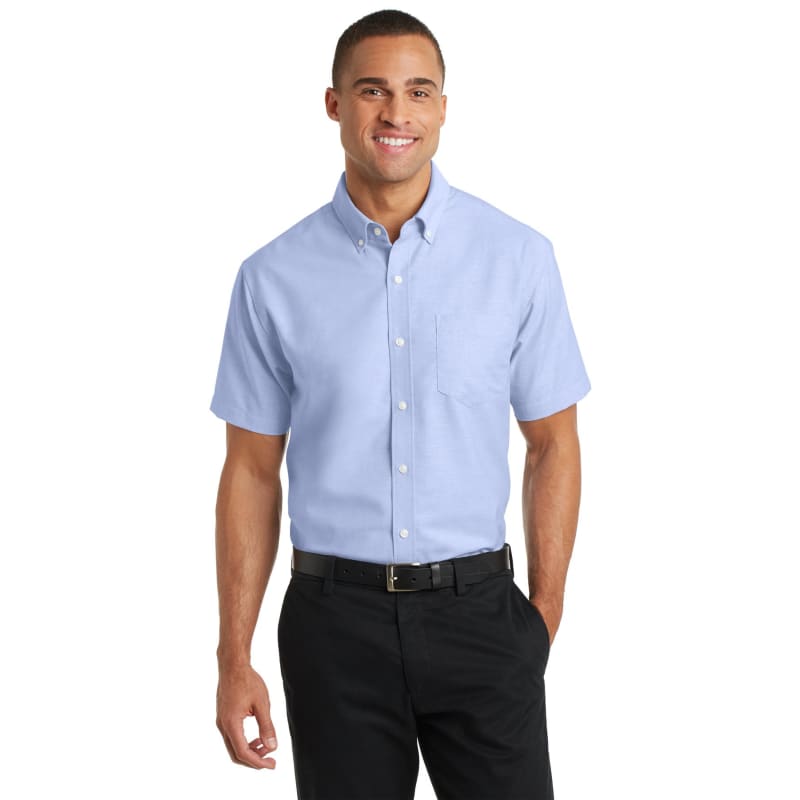Port Authority Short Sleeve SuperPro Oxford Shirt. 7