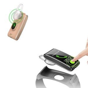 2 In 1 Ear Bud And Leather Band Fitness Tracker 6
