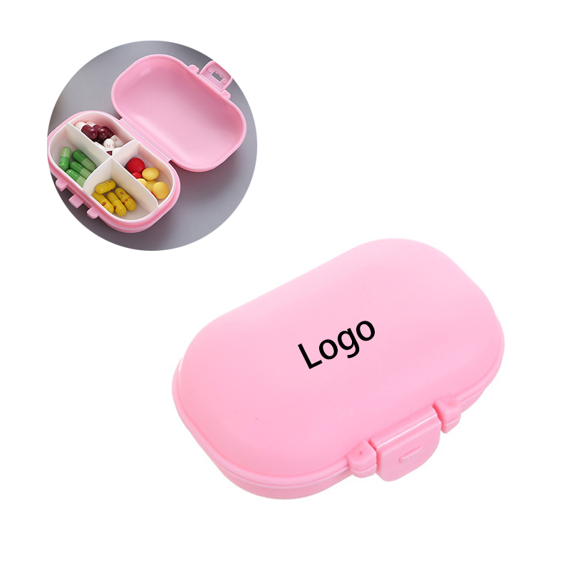 4 Compartments Portable Pill Box 3