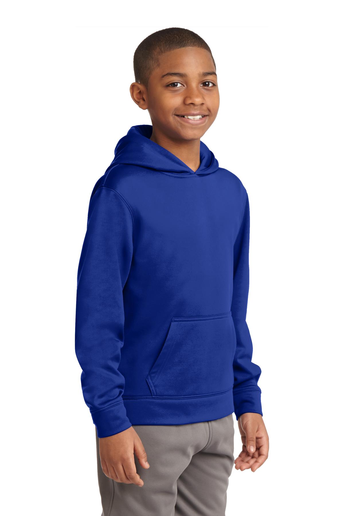 Sport-Tek® Youth Sport-Wick Fleece Hooded Pullover 6