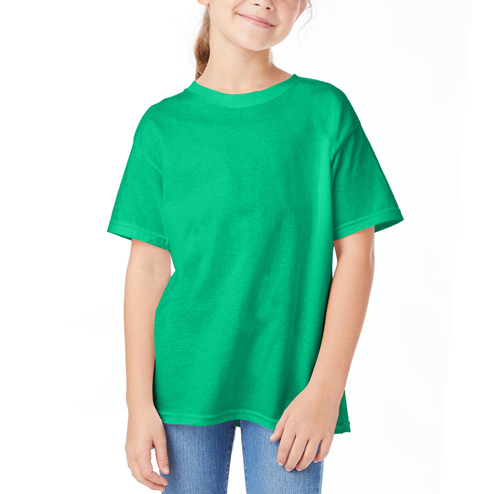 5.2 oz 100% Cotton (preshrunk) 6