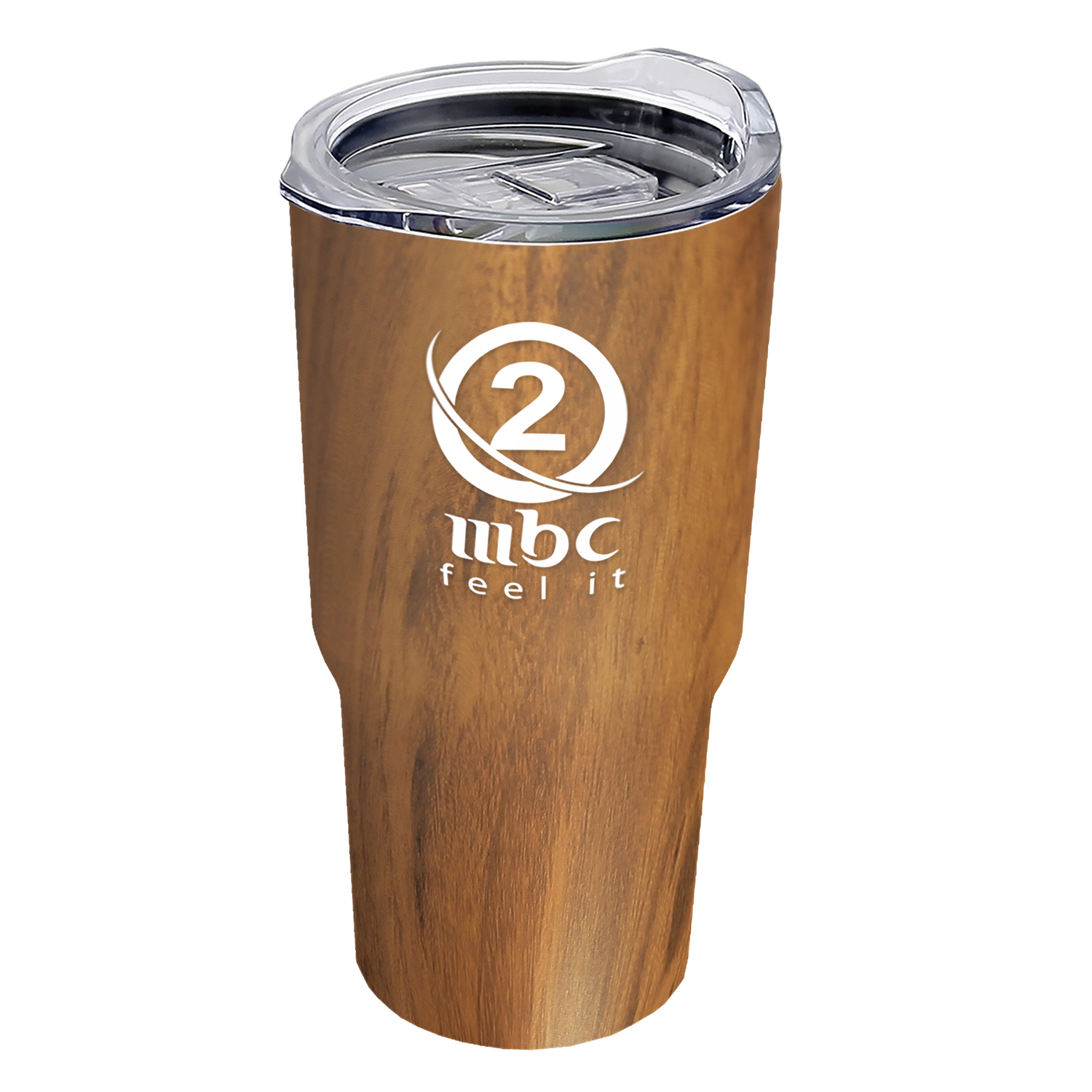 The Expedition - 18 oz. Woodtone Stainless Steel Auto Tumbler