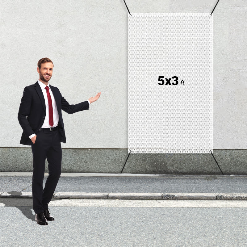 Custom 5' X 3' Mesh Banners 7