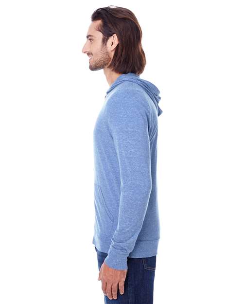 Unisex Triblend Full-Zip Lightweight Hooded Sweatshirt - 302Z 13