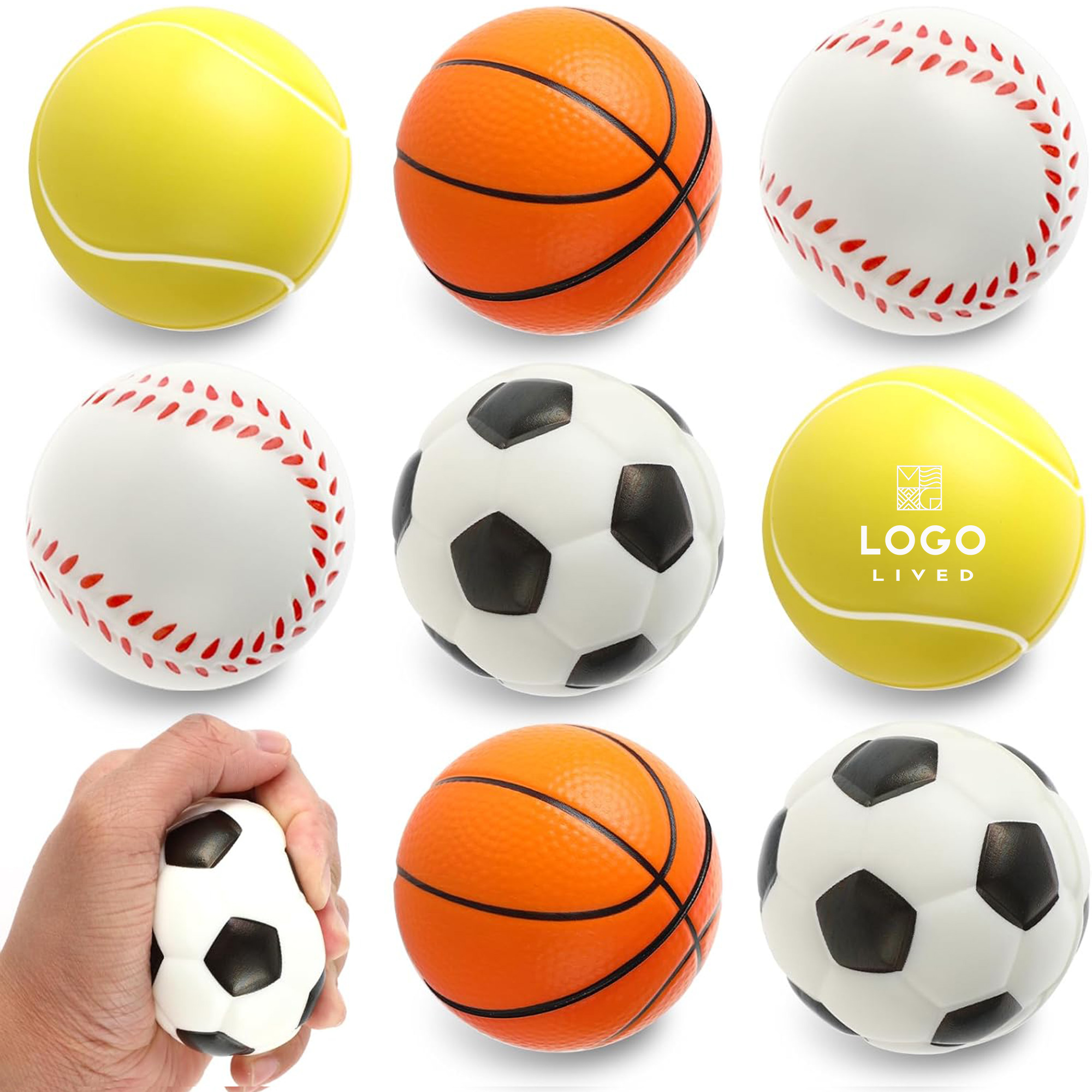 Spherical Round Stress Relief Ball Toy Handball 5
