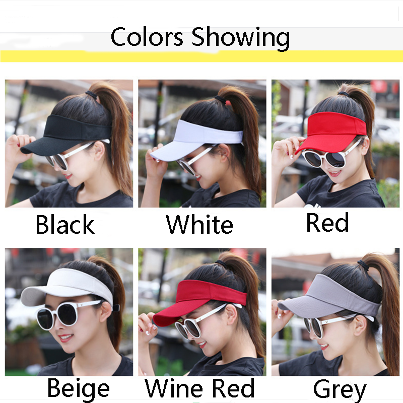 Adjustable Sports Unisex Sun Visor Hats 4
