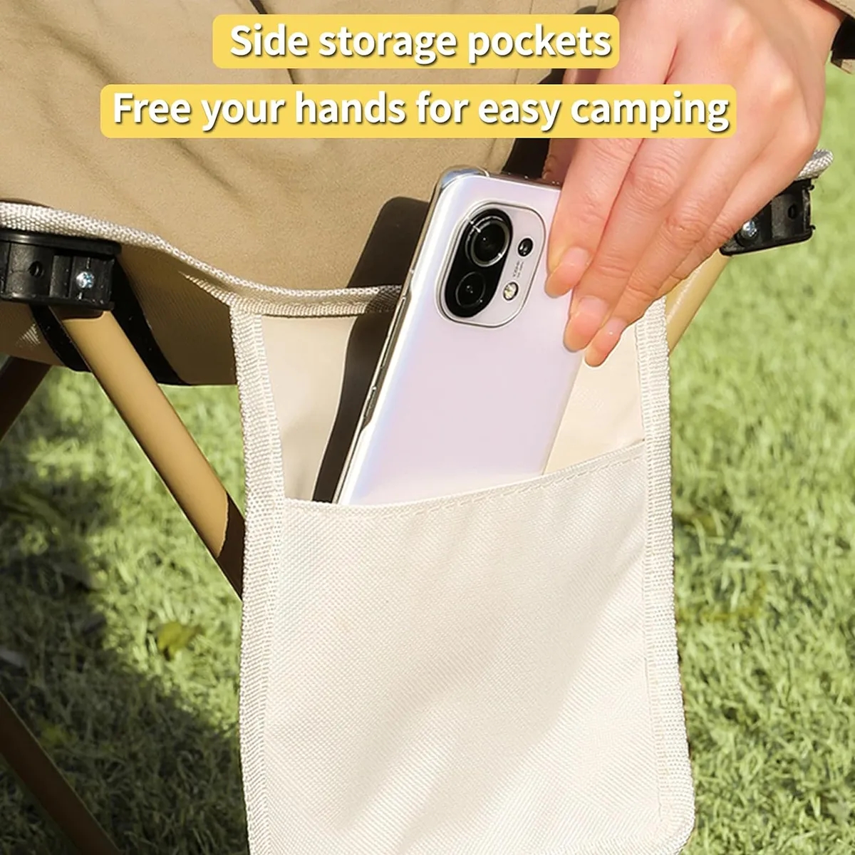 Portable Folding Camping Stool with cary bag 5