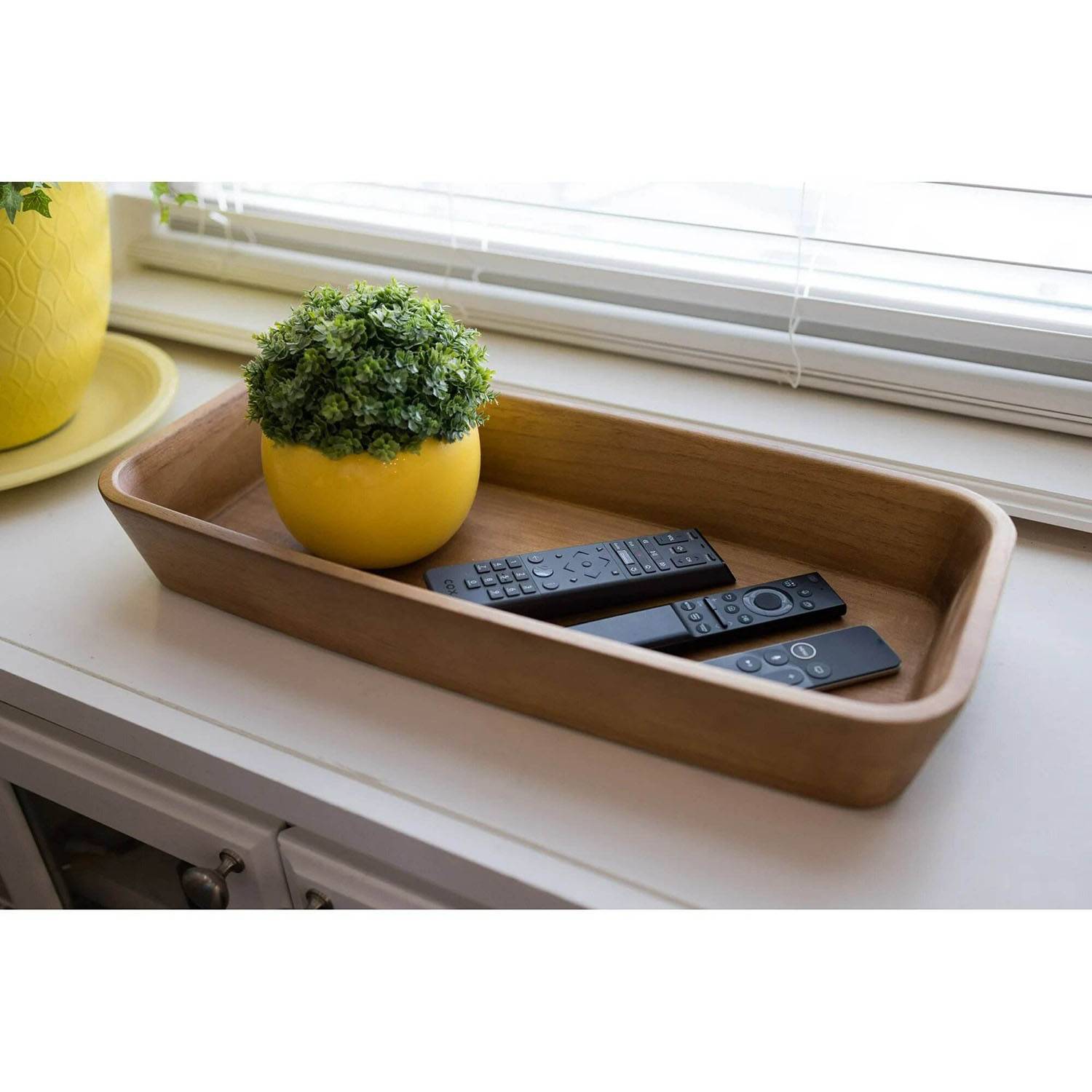 Wooden Rectangular Serving Tray 6