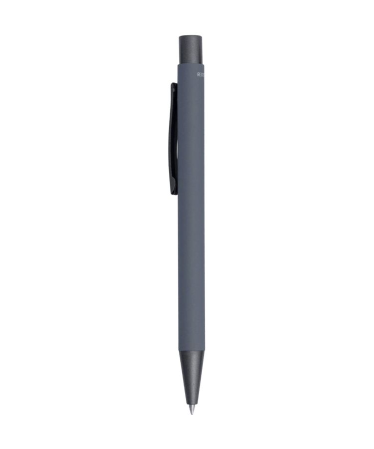 Union Printed - Classic Satin Soft Touch Gel Click Recycled Aluminum Pen 6