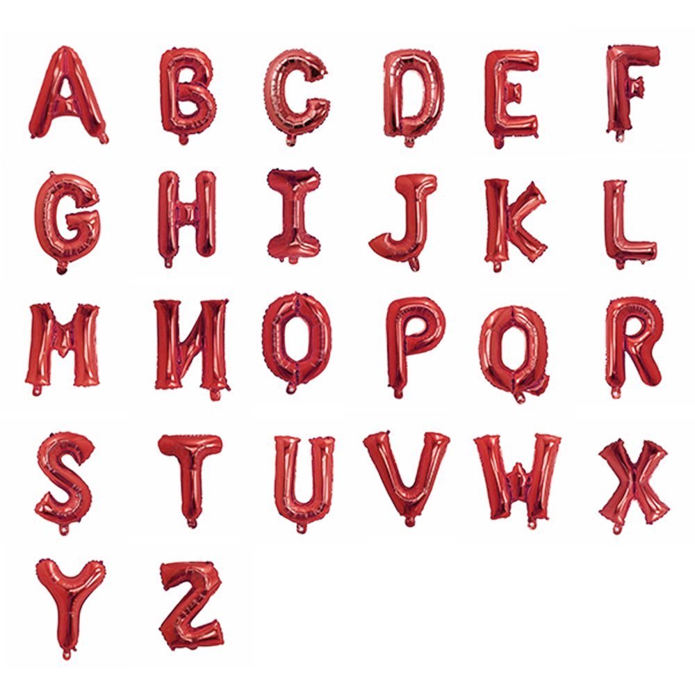 16" Number & Letter Balloons 10