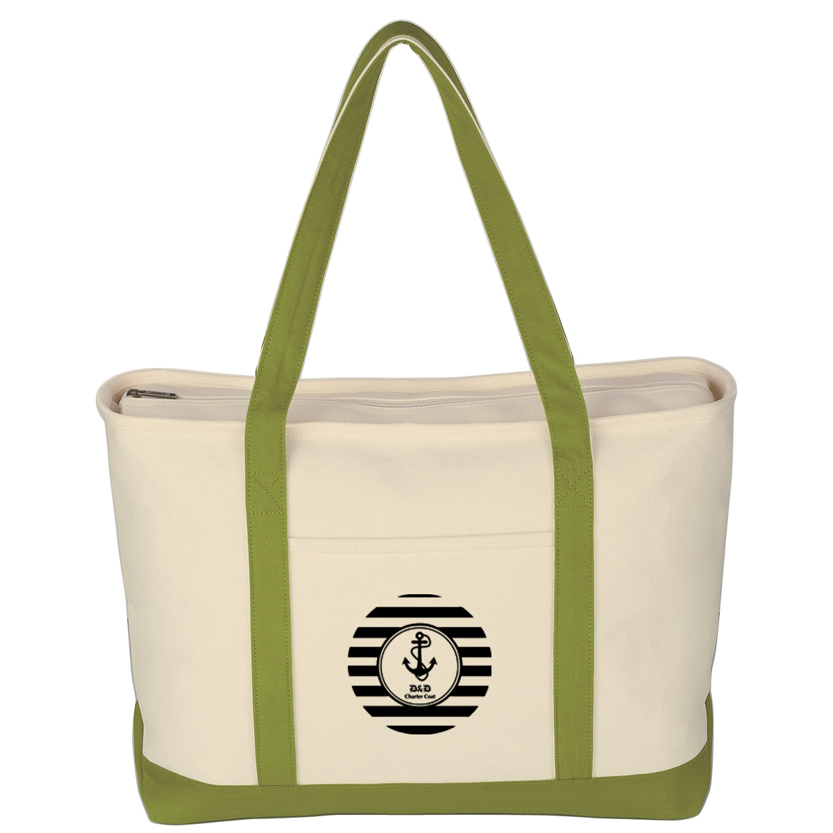 Large Starboard Cotton Canvas Tote Bag, custom tote bag with logo imprint 9