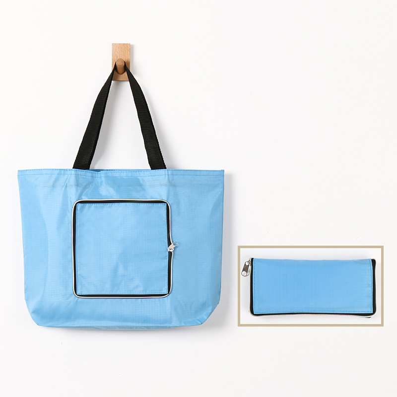 Portable Folding Five-Part Oxford Cloth Reusable Grocery Bags / Handles, custom tote bag with logo imprint 13